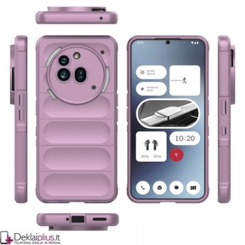 Magic Shield guminis dėklas su kameros apsauga - violetinis (Nothing Phone 3A Pro) Magic Shield guminis dėklas su kameros apsauga - violetinis (Nothing Phone 3A Pro)